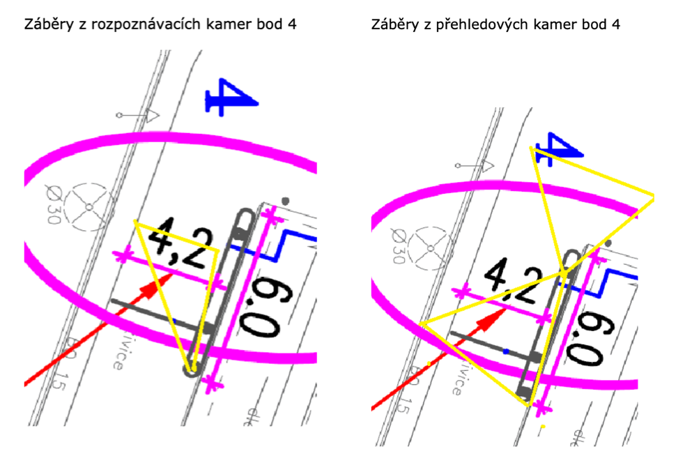 Homepark Zličín Parkoviště plánek centra - rozmístění kamer 4