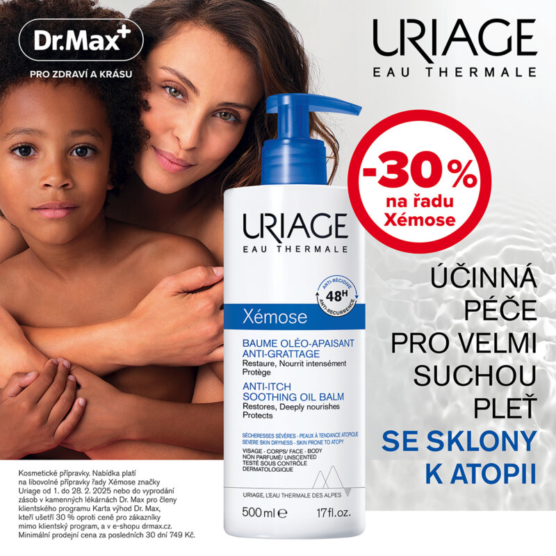 Dr. Max Homepark Zličín Sleva 30 % na produkty Uriage Xémose